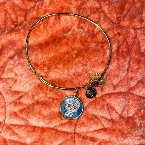 Gold Dias de los muertos skull Alex and ani charm